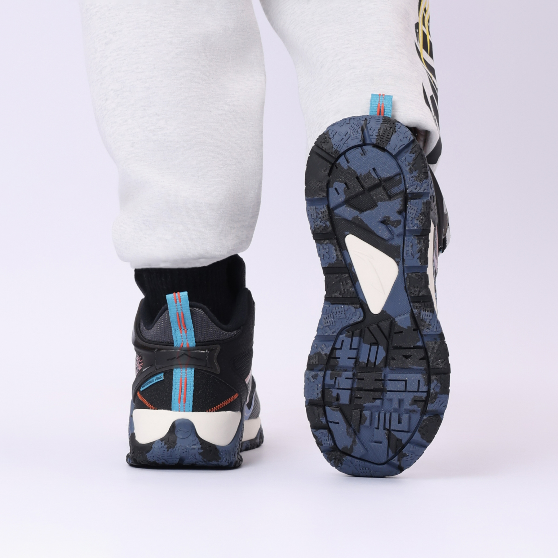 YKEU012-1 Outdoor Youth Outdoor Shoes Black